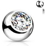 Šperky4U náhradní kulička se zirkonem ND024C-1604 – Hledejceny.cz