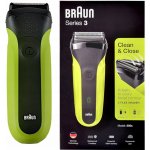 Braun Series 3 300 černý, limetkový – Sleviste.cz