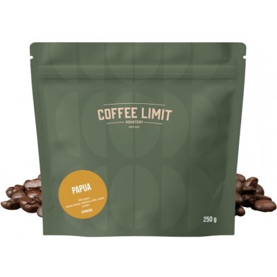 COFFEE LIMIT Papua Arabica zrnková 250 g – Hledejceny.cz