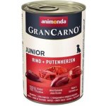 Animonda Gran Carno Junior hovězí & krůtí srdce 400 g – Zboží Mobilmania