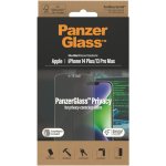 PanzerGlass ochranné sklo Privacy pro Apple iPhone 14 Plus/13 Pro Max s instalačním rámečkem P2785 – Zboží Mobilmania