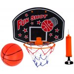 mamido Dětský basketbalový koš na zavěšení s míčem a pumpou – Zboží Dáma