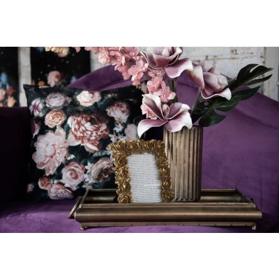 Zlatá dekorativní kovová váza Leah M - Ø 11*23 cm - Clayre & Eef – Hledejceny.cz