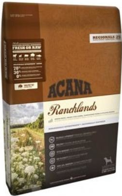 Acana Regionals Ranchlands hovězí jehněčí sleď bizon losos 2 x 6 kg