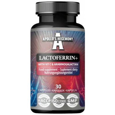 Apollo's Hegemony Laktoferin+ s vitamínem C a arabinogalaktanem 30 kapslí – Hledejceny.cz
