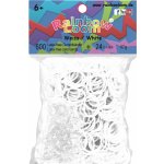 RAINBOW LOOM Original gumičky 600ks bílá – Zboží Dáma