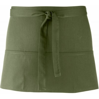Premier PR155 Krátká zástěra do pasu s kapsou Colours zelená olive – Hledejceny.cz