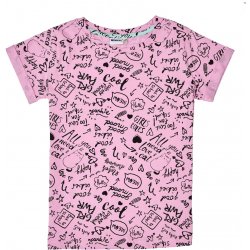 Winkiki dívčí tričko WJG 92583, růžová