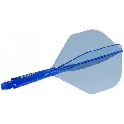 Cuesoul ROST 77 průhledné modré, No2 letky a krátké násadky – Zboží Dáma