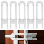 Ptwola bezpečnostní zámky ve tvaru U bílý 5 ks – Hledejceny.cz