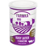 Sokol Falco Farmka Dog kusy jater v hovězím 400 g – Sleviste.cz