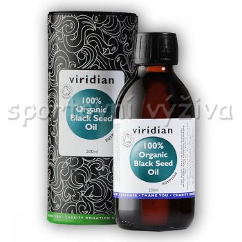 Viridian Black Seed Oil Organic 200 ml