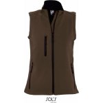 Sols dámská softshellová vesta Rallye Women 46801394 Dark chocolate – Hledejceny.cz