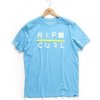 Pánské Tričko Rip Curl OXIDISER CUSTOM TEE Aqua