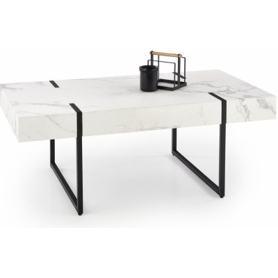 Halmar Blanca bílý mramor, černá – Zboží Dáma