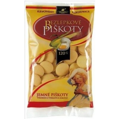 Kávoviny Piškoty bezlepkové jemné 120 g – Zboží Dáma
