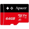 Paměťová karta Apacer Gaming card V30 64GB micro SDXC AP64GMCSX10U7-RAGC