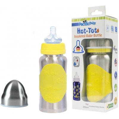 Pacific Baby Hot Tot termoska žlutá/stříbrná 200 ml – Zboží Mobilmania