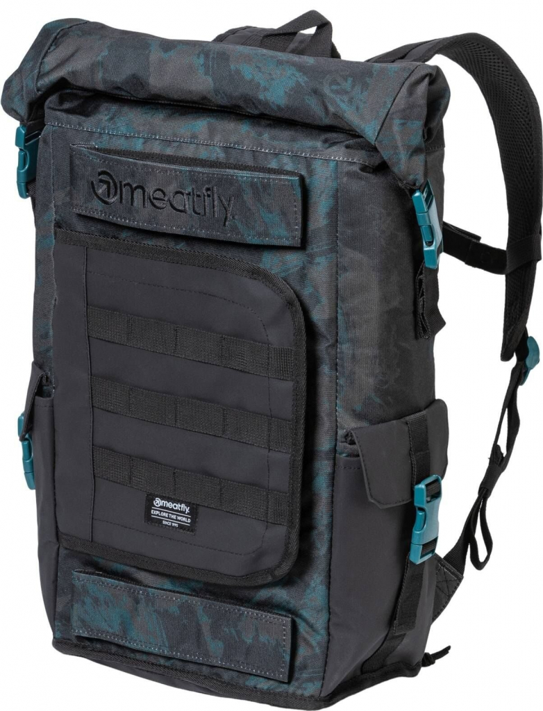 Meatfly Periscope Petrol Mossy Modrá 30 l