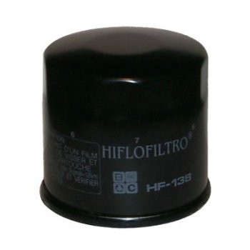 Hiflofiltro Olejový filtr HF 138