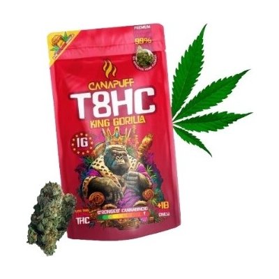 Canapuff T8HC King Gorilla 0,2% THC 1 g – Zboží Dáma