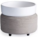 Candle Warmers elektrická aromalampa a ohřívač svíček 2v1 Gray Texture