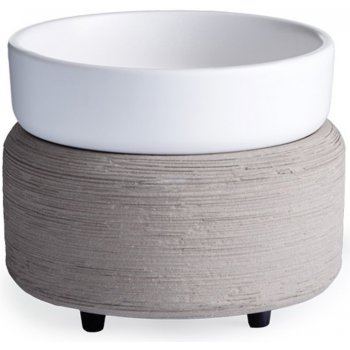 Candle Warmers elektrická aromalampa a ohřívač svíček 2v1 Gray Texture