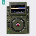 Doto Design Skin CDJ 3000X FULL COLORS Army Green – Zboží Živě