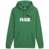 Dětská mikina Puma ESS+ 2 Col Big Logo Hoodie FL J 58698776 archive green