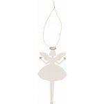 IB LAURSEN Závěsná papírová ozdoba Angel White bílá barva papír – Hledejceny.cz
