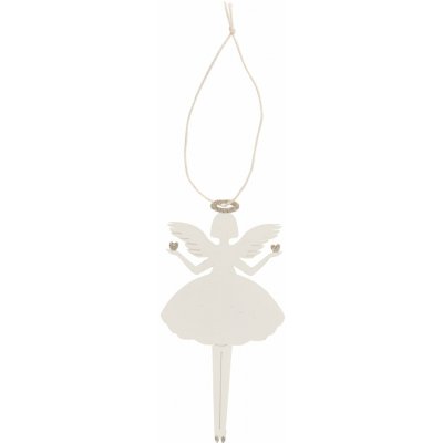 IB LAURSEN Závěsná papírová ozdoba Angel White bílá barva papír – Hledejceny.cz