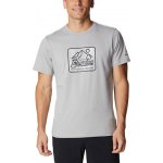 Columbia Rapid Ridge outdoorové tričko pánské trička s krátkým rukávem šedá