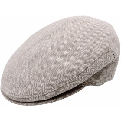 Fiebig Headwear since 1903 Pánská letní bekovka z bavlny a lnu béžová – Hledejceny.cz