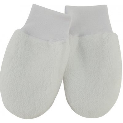 ESITO Rukavice LARA Fleace/bavlna bez palce Bílé – Sleviste.cz