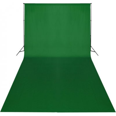 Fotografické pozadí green screen samet 1,8x2,8m zelené