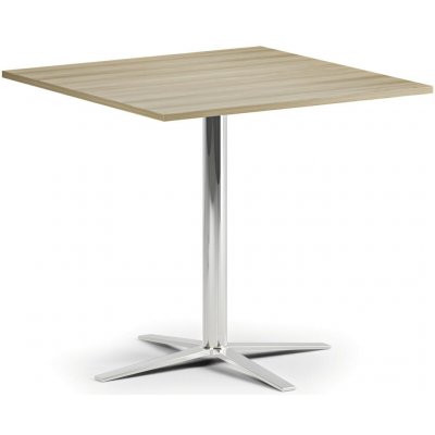 B2B Partner Aura 60 x 60 cm chrom podnož dub přírodní 499917 – Hledejceny.cz