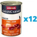 Animonda GranCarno Junior hovězí & Chicken 12 x 800 g – Hledejceny.cz