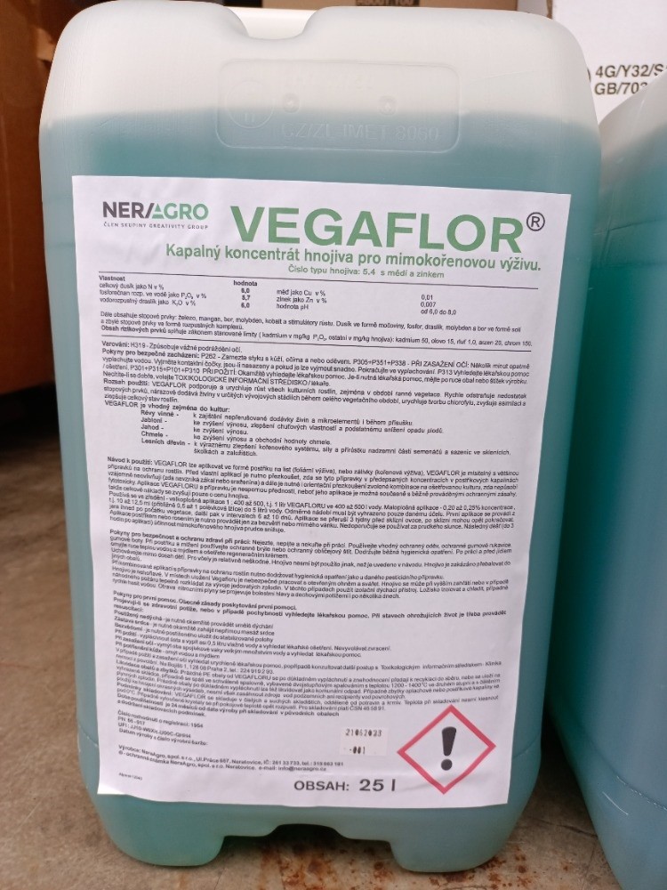 NeraAgro Vegaflor kapalné hnojivo 25 l