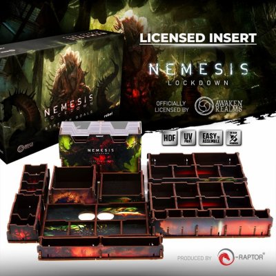 Nemesis Lockdown Stretch Goals UV Print insert e-Raptor