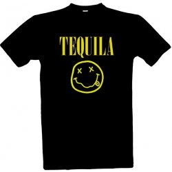 Tričko s potiskem Tequila Nirvana pánské černá