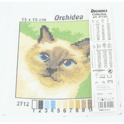Předloha vyšívací 15x15cm Kočka – Hledejceny.cz