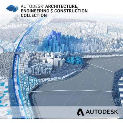 Autodesk Architecture, Engineering & Construction Collection 2024, 1 komerční uživatel, pronájem na 1 rok 02HI1-WW8500-L937