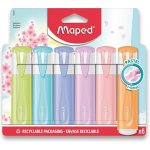 Maped Fluo Peps Pastel sada 6 ks 42511 – Zboží Mobilmania