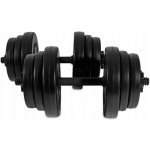 MODERNHOME Nastavitelné činky 2x 10kg činka set 20kg tyč – Zboží Mobilmania