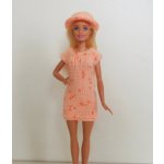 Barbie Šaty s kloboučkem meruňkové – Zboží Mobilmania