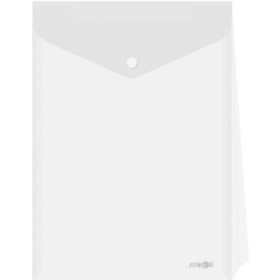 JUNIOR Obal s patentkou rozšířitelný A4 transparentní – Zboží Živě