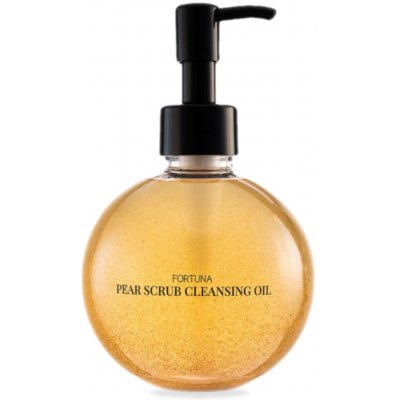FORTUNA PEAR SCRUB CLEANSING OIL Duální čistící peelingový olej na rozšířené póry 250 ml – Sleviste.cz