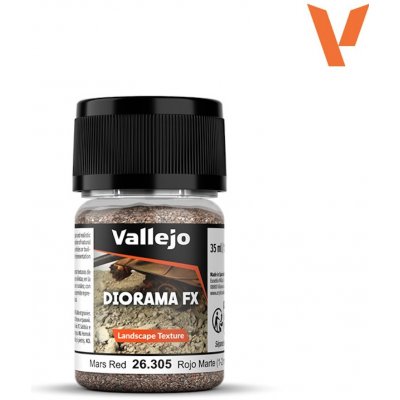 Vallejo Diorama FX 26305 Mars Red 1-2 mm 35 ml – Zboží Dáma