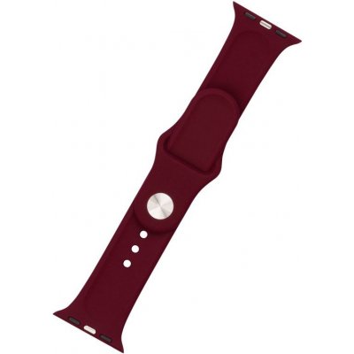 FIXED Silicone Strap Set for Apple Watch 42/44/45/49mm, burgundy red FIXSST-434-WIRD – Hledejceny.cz