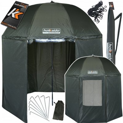 HOKKAIDO Rybářský deštník voděodolný celý uzavřený Stan 250 cm – Zbozi.Blesk.cz